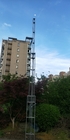 12m telescopic light mast lattice tower steel tower light weight portable lattice tower 40ft high winch up