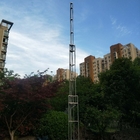 guyed aluminum tower 70ft 25m 10 sections telescopic antenna tower lattice tower aluminum light weight