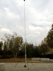 telescopic antenna mast portable tv antenna mast pole aluminum mast light weight telescoping pole  hand push or winch up