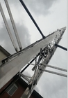 light weight winch up lattice tower 15m to 30m  self-supporting antenna tower aluminum tower