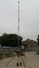 telescoping tower light weight winch up lattice tower 15m to 30m  self-supporting antenna tower aluminum tower
