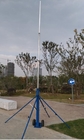 extendable antenna mast 6m 9m aluminum mast light weight telescoping pole  hand push or winch up